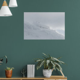 Stugan Draga Karolina på stora berget Snežnik Slov Poster