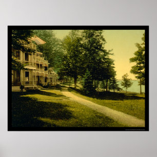 Stugan ror i Chautauqua, NY 1898 Poster