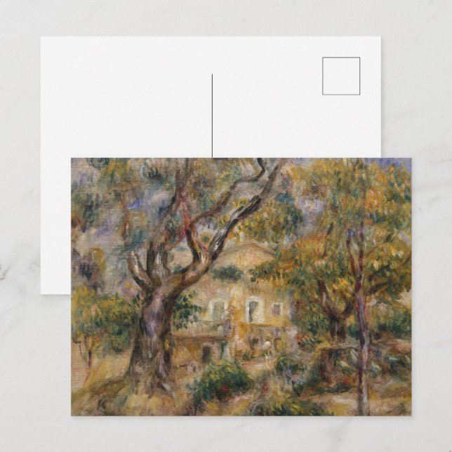 Stugidyll Renoir Gyllene Sommarlandskap Vykort (Fram/baksida)