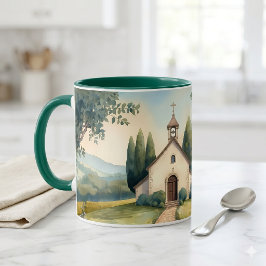 Stugidyll Stallbacke Pastellandskap Mugg
