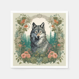 Stugidyll Wolf Pappersservett