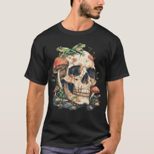 Stugidyllnad Estetik Groda Svamp Döskalle T Shirt