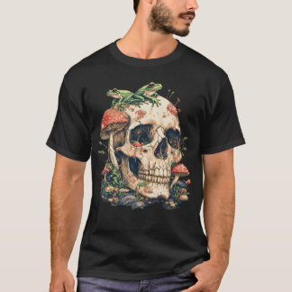 Stugidyllnad Estetik Groda Svamp Döskalle T Shirt