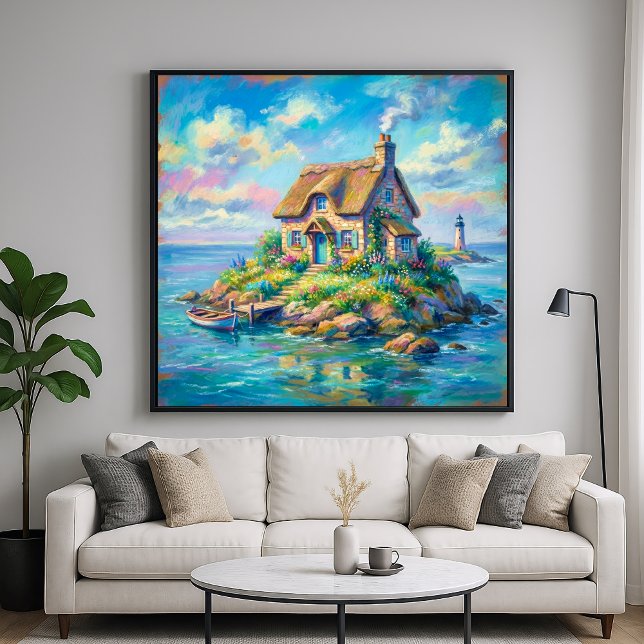 Stugö - Pastellillustrationsstil Konst Poster (Skapare uppladdad)