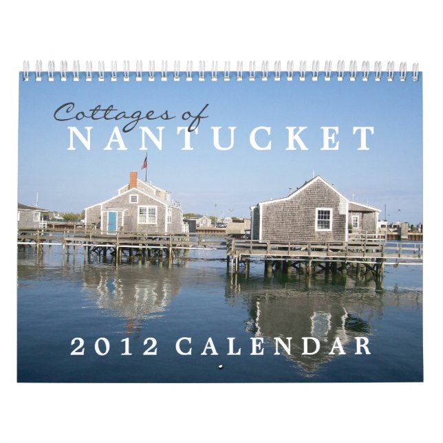 Stugor av den Nantucket 2012 kalendern Kalender (Omslag)
