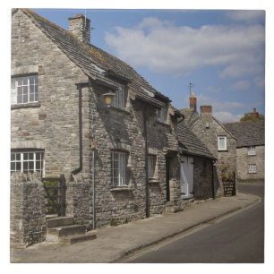 Stugor, Corfe Castle by, Dorset, England, Kakelplatta