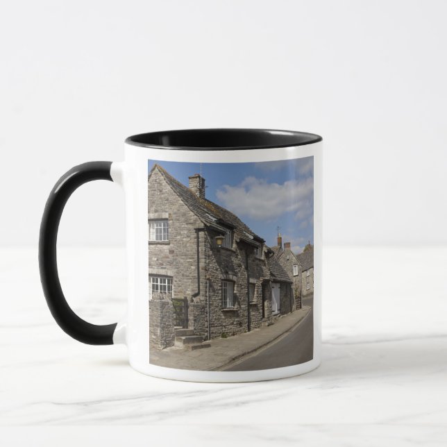 Stugor, Corfe Castle by, Dorset, England, Mugg (Vänster)