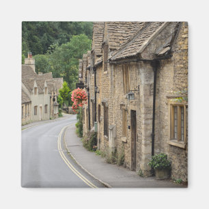 Stugor i slottet Combe, UK-fotomagnet Magnet