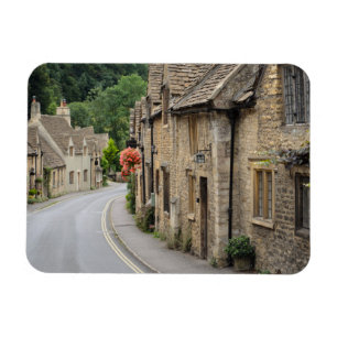 Stugor i slottet Combe, UK-rektangelmagnet Magnet