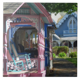 Stugor på rad - Martha's Vineyard Kakelplatta