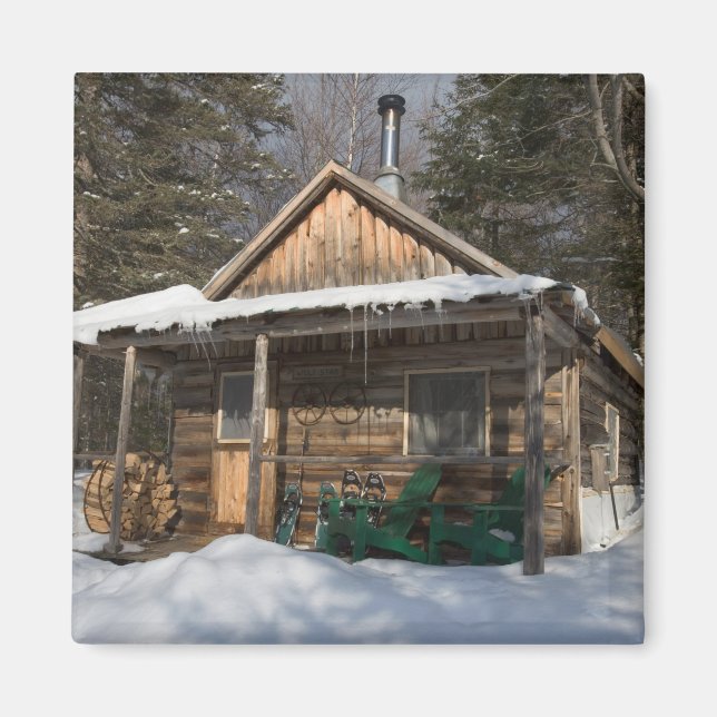 Stugorna vid AMC:s Little Lyford Pond Magnet (Framsidan)