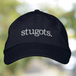 Stugots Funny Italiana Sicilian Humor Joke Broderad Keps