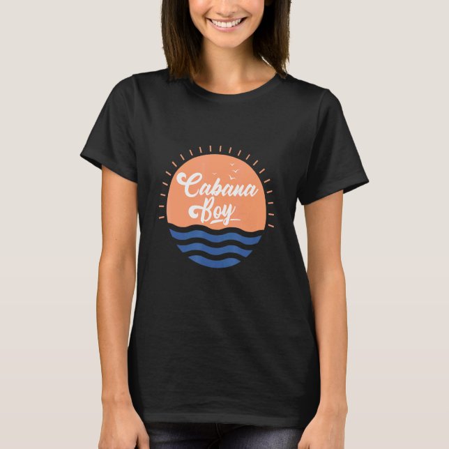 Stugpojke Poolparty Bartender T Shirt (Framsida)
