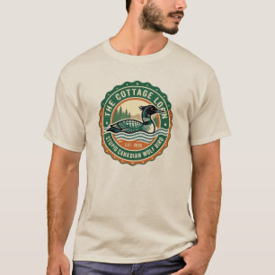 Stugslöj Stupid Canadian Varg Fågel T Shirt