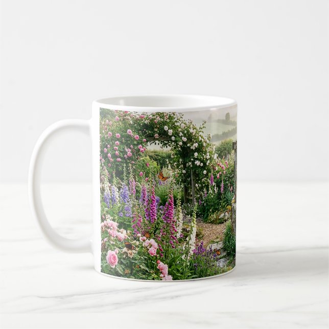 Stugträdgårdsbrunn Kaffemugg (Vänster)