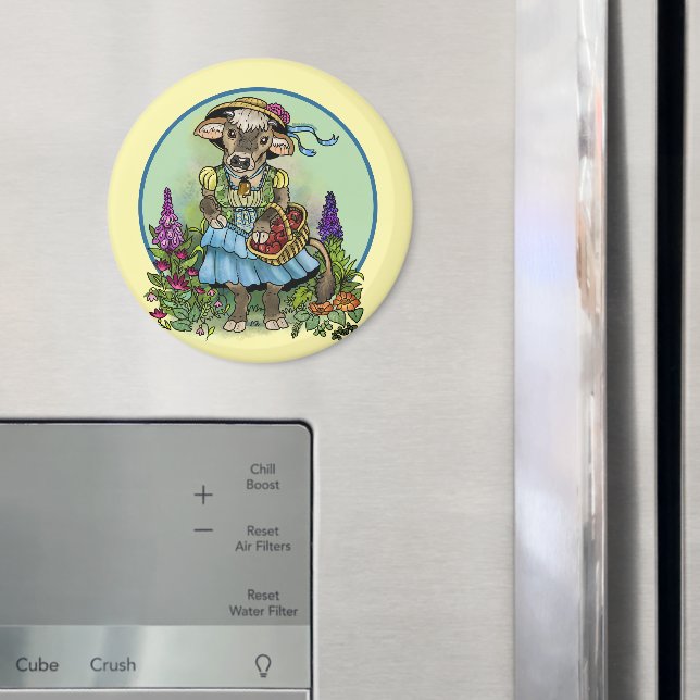 Stugträlly Cowgirl Magnet (In Situ (Fridge))