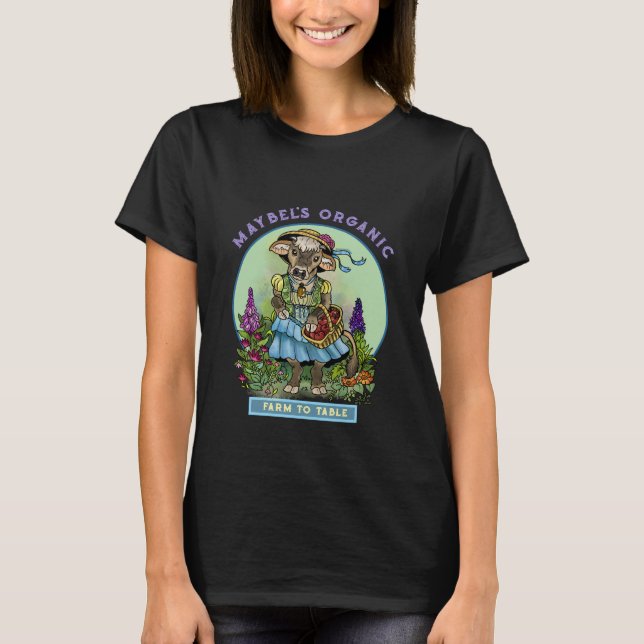 Stugtrött Cowgirl T Shirt (Framsida)
