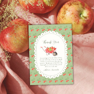 Stugutflytt Apple Of Our Eye Babyfirande Tack Kort