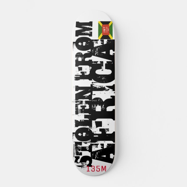 STULEN FRÅN AFRICAN  135M Skateboard (Framsida)