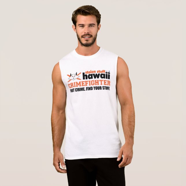 Stulen sakerHawaii Crimefighter tanktop Sleeveless T-shirt (Hel framsida)