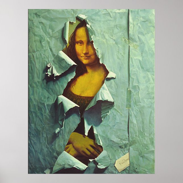 Stulet mona lisa-poster från 14.95 poster (Framsidan)