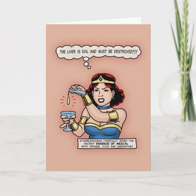 Stumblewomen - Liver är Evil Helgkort (Framsida)