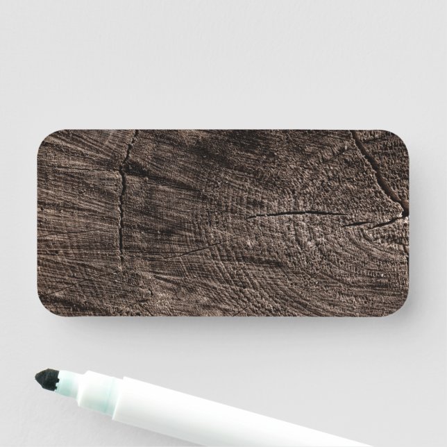 Stump i träd namnbricka (På plats)