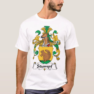 Stumpf familjvapensköld t shirt
