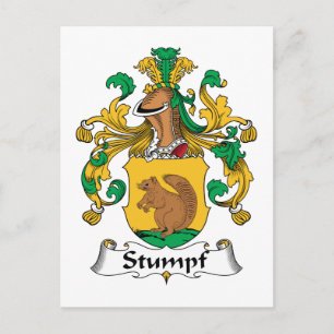 Stumpf Family Crest Vykort