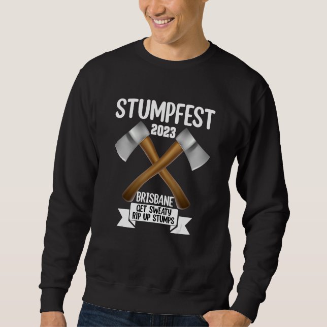 Stumpfest 2023 Brisbane Svettas Lång Ärmad Tröja (Framsida)