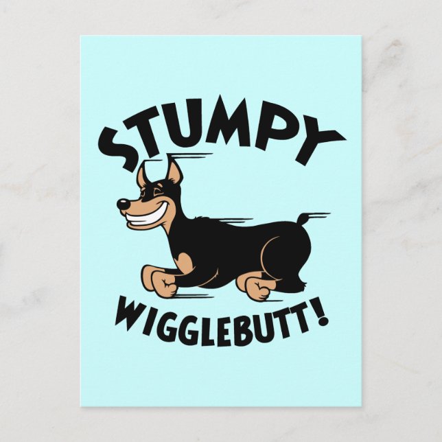 Stumpy Wigglerummen! Vykort (Framsida)
