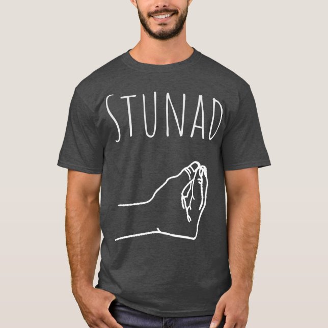 Stunad Italiensk Funny Quote Italien Gift T Shirt (Framsida)