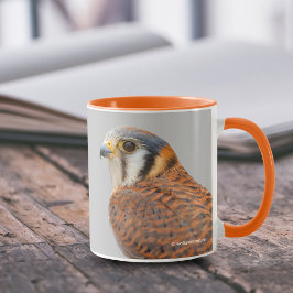 Stunning American Kestrel Sparrowhawk Falcon Mugg