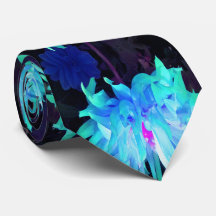 Stunning Aqua Blue och Grönt Cactus Dahlia