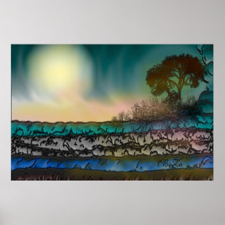 STUNNING ART UTTRYCK PÅ TEXTURED CANVAS POSTER