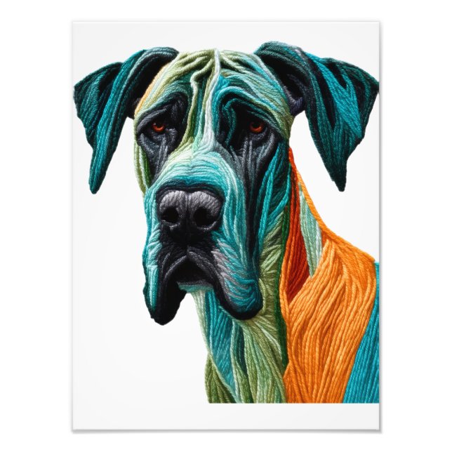 Stunning artistic Great Dane artwork Fototryck (Framsidan)