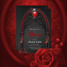 Stunning av röd ros och grind