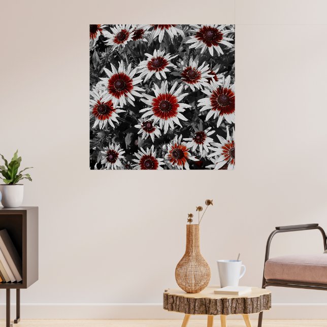 Stunning Black-Eyed Susans Poster (Vardagsrum 3)