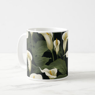 Stunning Blommigt Beauty, Calla Lily Blommigt desi Kaffemugg