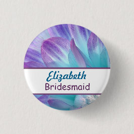 Stunning Blue och Lila Bröllop Dahlia A08 Knapp