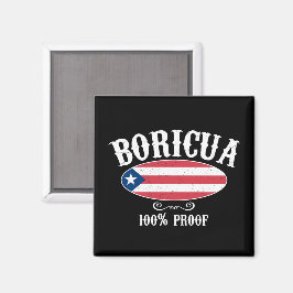 Stunning Boricua Puerto Rico 100 % Magnet