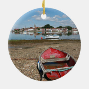 Stunning Bosham Harbour England Julgransprydnad Keramik