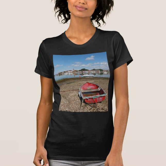 Stunning Bosham Harbour England Tee Shirt (Framsida)