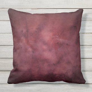 STUNNING BURGUNDY DISTRESSED STRUKTUR Throw Cushio Kudde