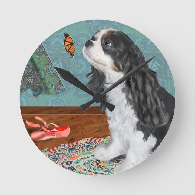 Stunning Cavalier Spain Wall Clock Rund Klocka (Framsida)