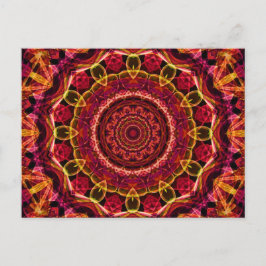 Stunning Chaos kaleidoscope Vykort