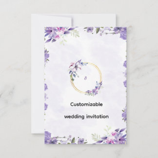 Stunning Customizable Wedding Invitation - Elegant Inbjudningar
