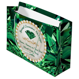 Stunning, Emerald Grönt Gift Bags för ANY Tillfäll