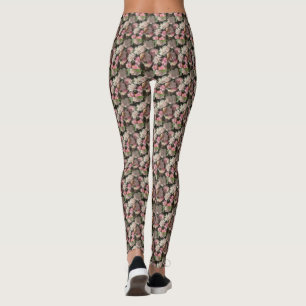 Stunning Flower Mönster Women's Workout Leggings
