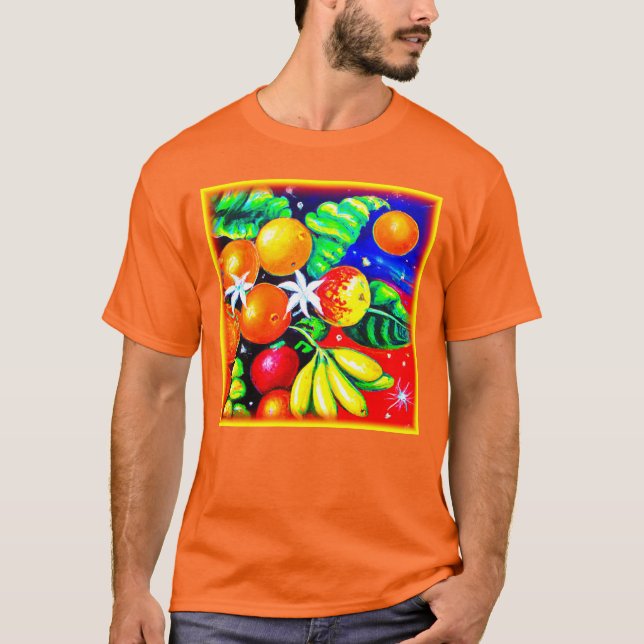 Stunning Fruits Starry Himlar. Köp nu T Shirt (Framsida)